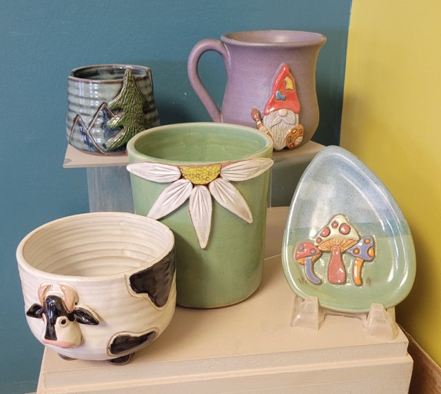 Handmade Custom Shaped Coffee Mug: From Miry Clay Pottery